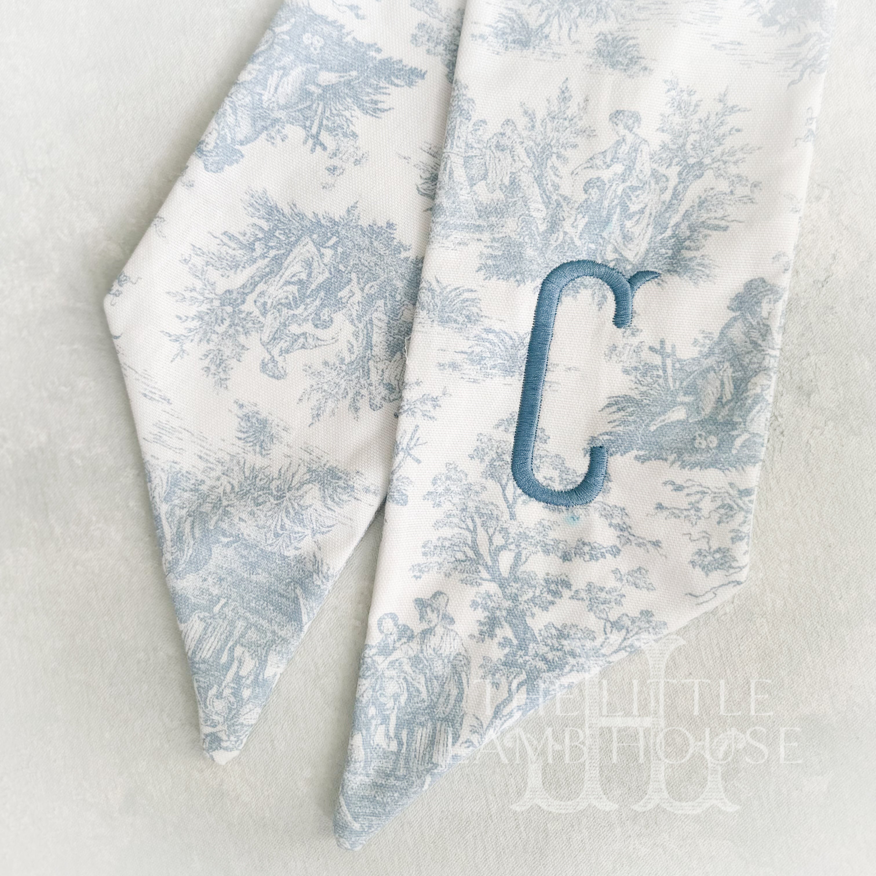 Toile Wreath Sash