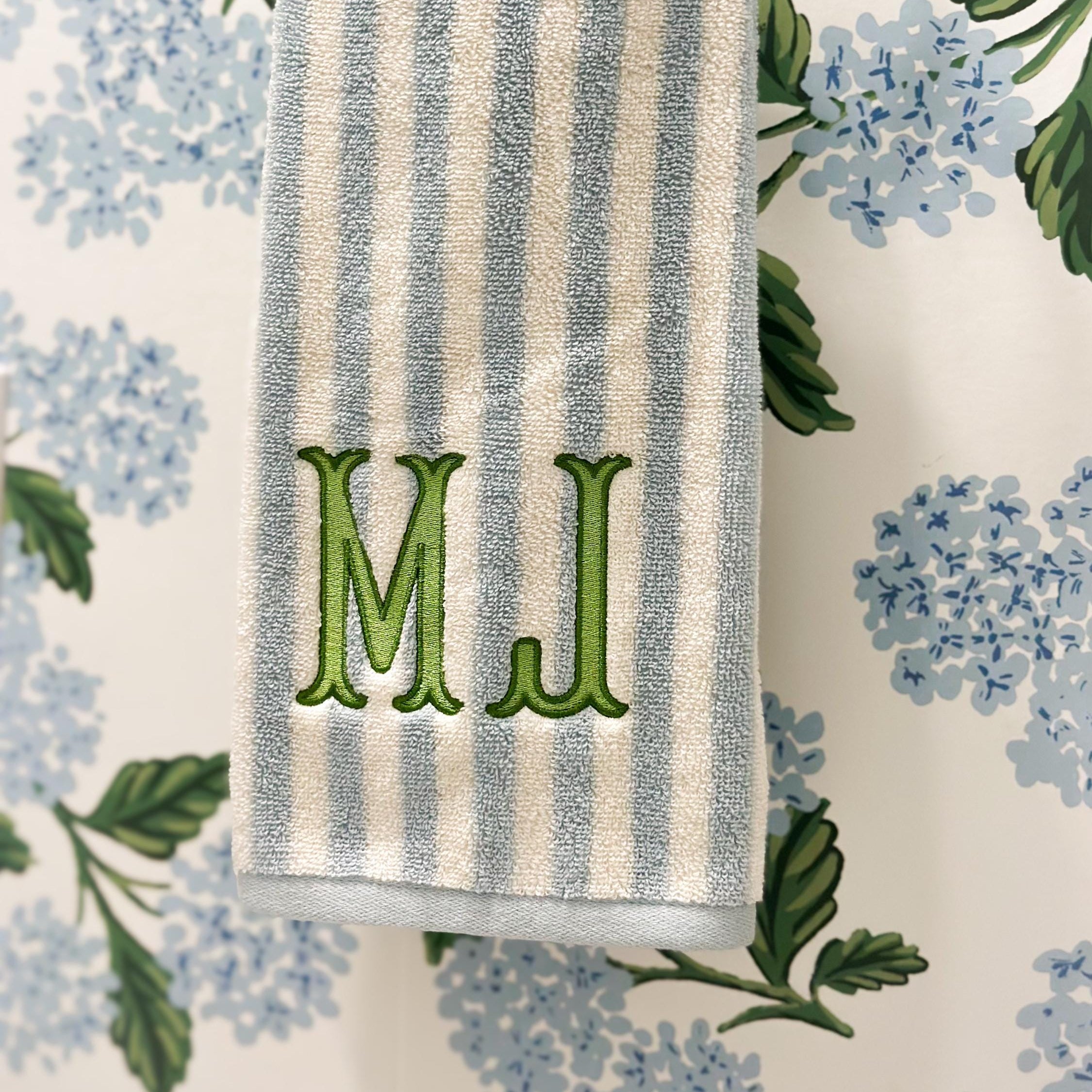 Coastal Grandmillennial Hand Towel