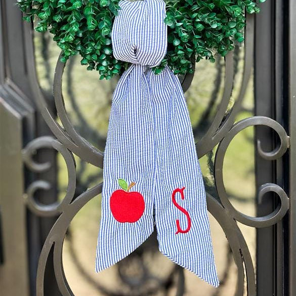 Back to School Wreath Sash