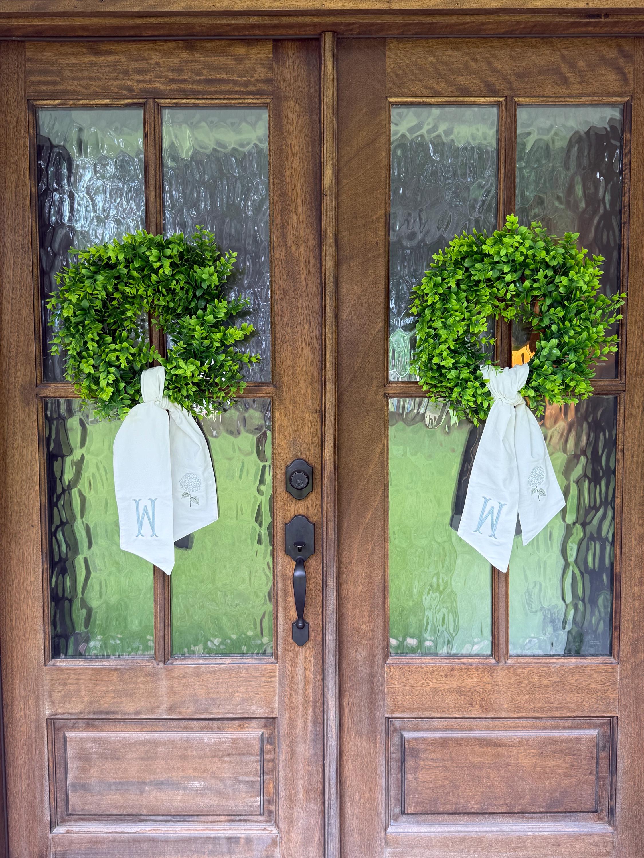 Hydrangea Wreath Sash